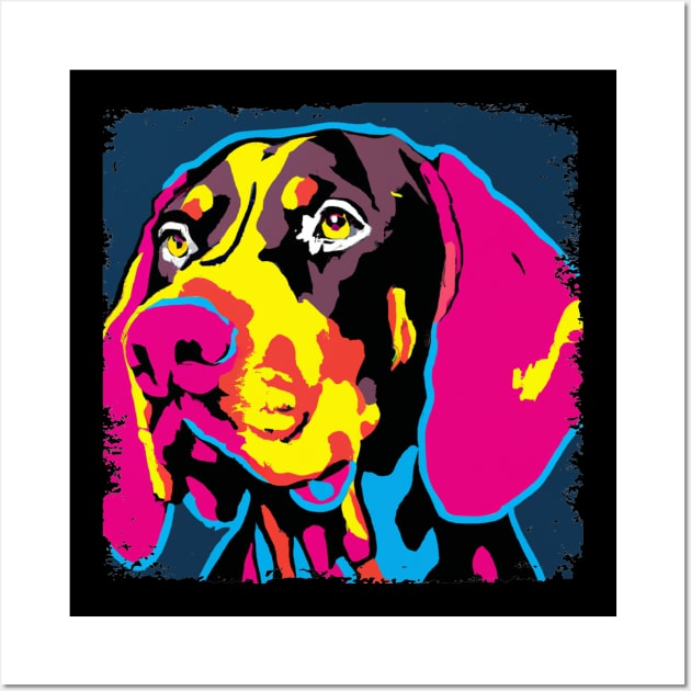 German Shorthaired Pointer Pop Art - Dog Lover Gifts Wall Art by PawPopArt